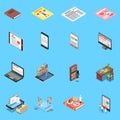 ELECTRONIC MEDIA, GADGETS, BOOKS ICONS